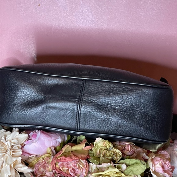 Dooney & Bourke vintage shoulder black pebbled leather bag - Picture 11 of 14